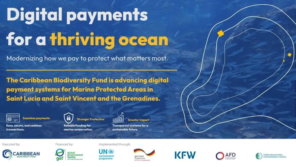 Caribbean Biodiversity Fund Advances Digital Payment Systems for Marine Protected Areas in Saint Lucia and Saint Vincent and the Grenadines